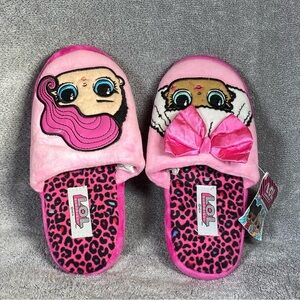 LOL Surprise Shoes Slipper Girl Size‎ 2-3 Pink Slip On